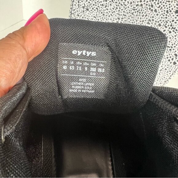 Nib - Eytys, Unisex, Black & Purple Aphex Sneakers. Size: 9 Women / 7.5 Men. - Picture 5 of 14